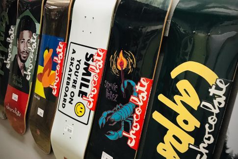 Chocolate skateboards