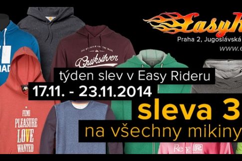 ◄SLEVA 30% NA VŠECHNY MIKINY!!►