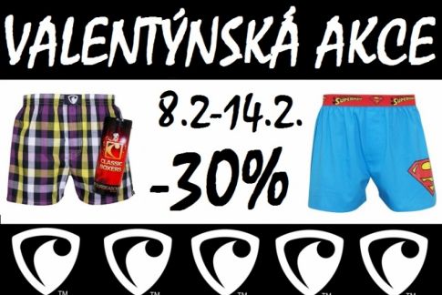 ◄SUPER VALENTÝNSKÁ AKCE -30% NA TRENKY REPRESENT►